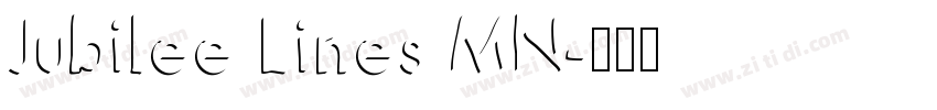 Jubilee Lines MN字体转换